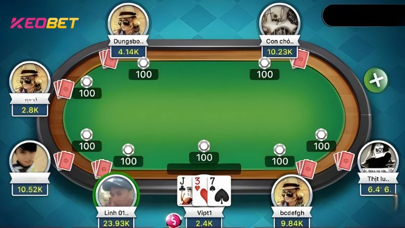 โป๊กเกอร์ออนไลน์ที่ Keo bet bookmaker ยังคงกฎเกณฑ์เดียวกันกับเวอร์ชันดั้งเดิม